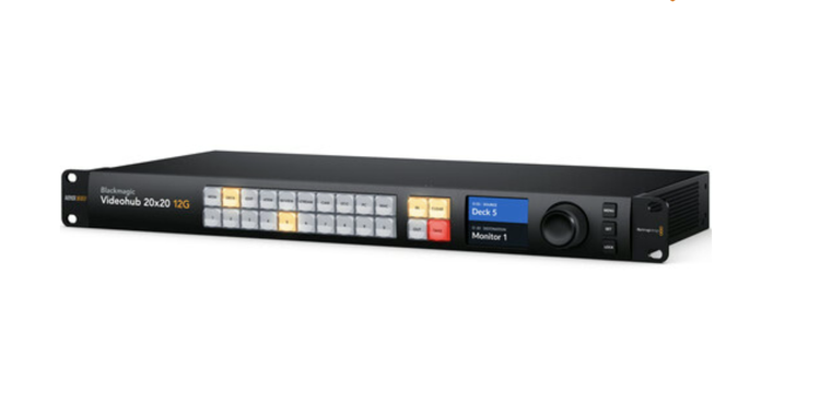 Blackmagic Design Videohub 20x20 12G Zero-Latency Video Router