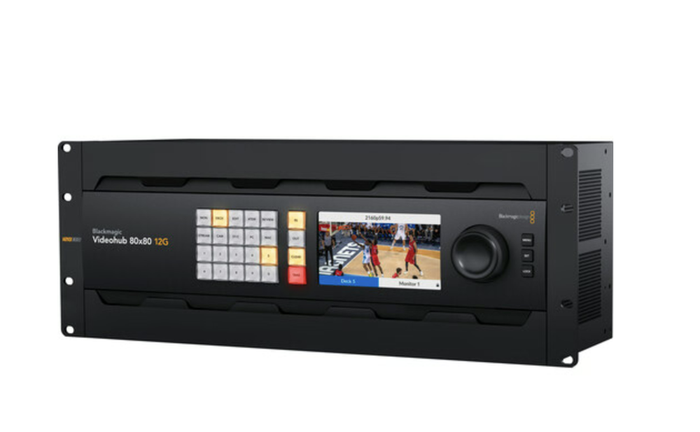 Blackmagic Design Videohub 80x80 12G Zero-Latency Video Router