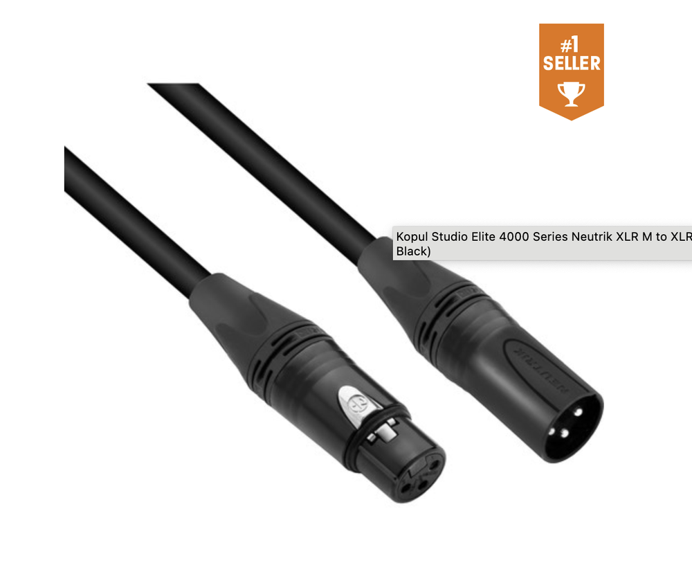 XLR cables of all lengths