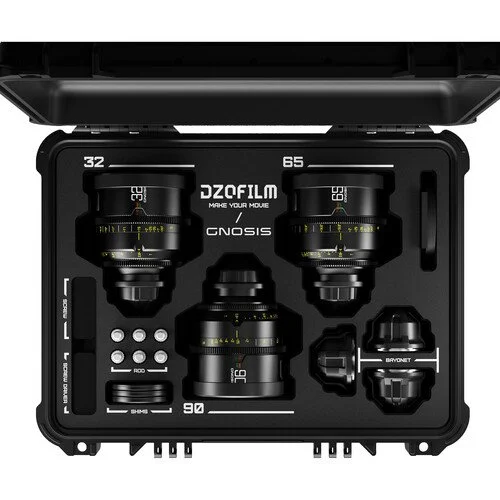 DZOFilm Gnosis Macro Prime 3-Lens Kit 32, 65, 90mm T2.8