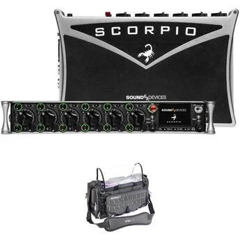 Scorpio 32-Channel/36-Track Portable Mixer-Recorder for Pro Audio Applications Sound Devices